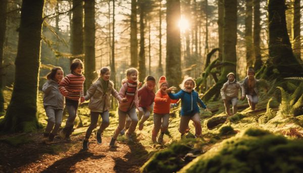 Des jeux en plein air inattendus au bois des lutins à Lyon